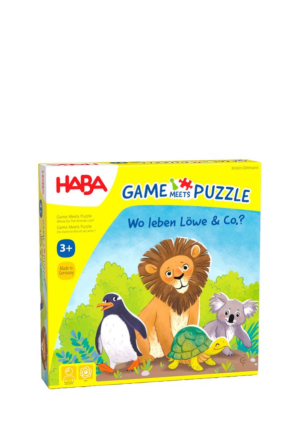 WO LEBEN LÖWE CO - Puzzle - bunt