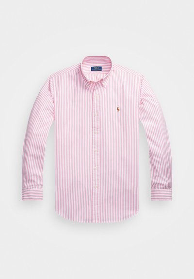 Polo Ralph Lauren CUSTOM FIT STRIPED SHIRT - Krekls - pink/white