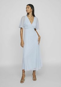 VILA FESTLICHES KURZARM - Maxi-jurk - kentucky blue