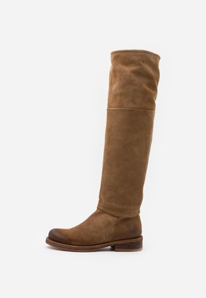 Overknee laarzen - taupe