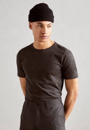 T-Shirt basic - deep black mix