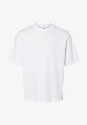 Selected, SLHLOOSEOSCAR - Osnovna majica kratkih rukava - bright white