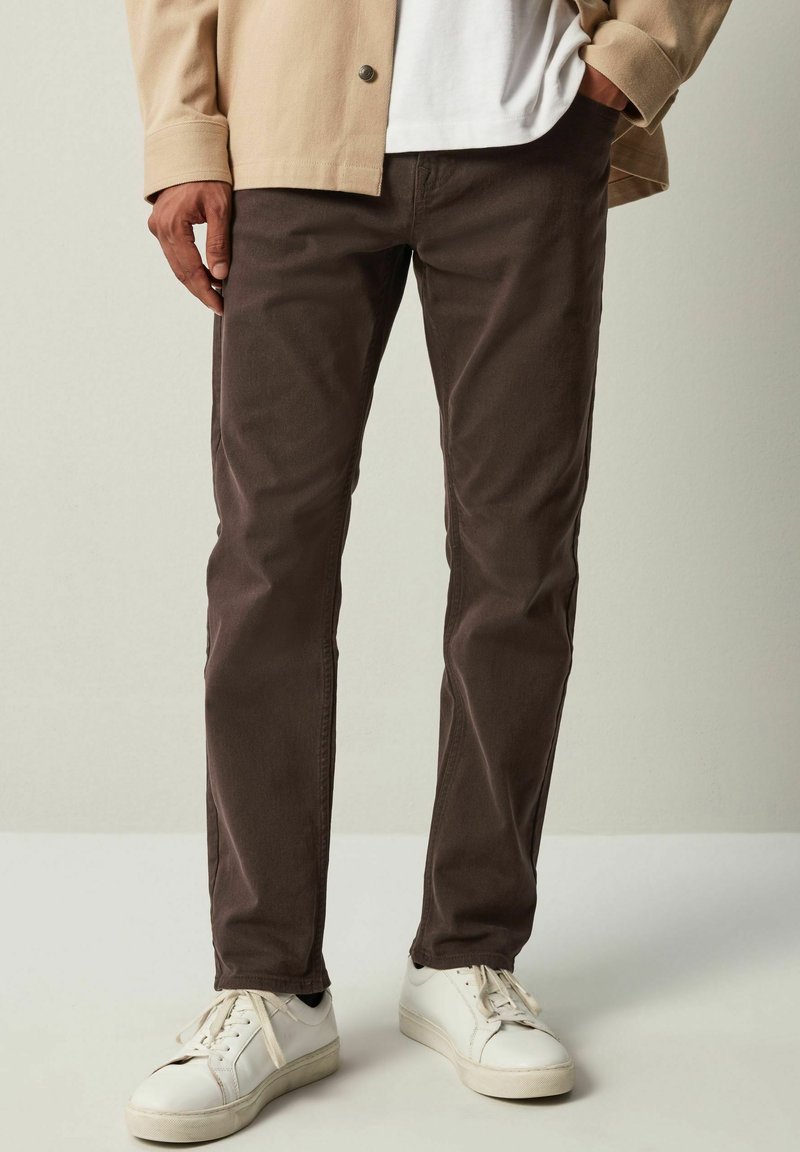 Next AUTHENTIC STRETCH - Jeans slim fit - brown/brun - Zalando.se