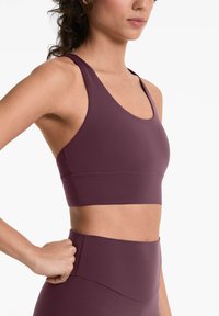 OYSHO STRAPPY BACK - Sportski grudnjak s blagom potporom - mottled pink