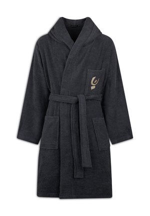 Freddy CON LOGO RICAMATO E TASCHE - Albornoz - grigio scuro