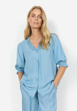 LIV - Blus - light blue denim