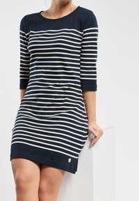 Armor lux Pletené šaty - dark blue