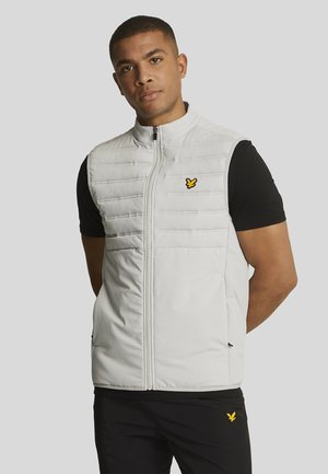 Lyle & Scott DOUBLE BAFFLE  - Waistcoat - pebble