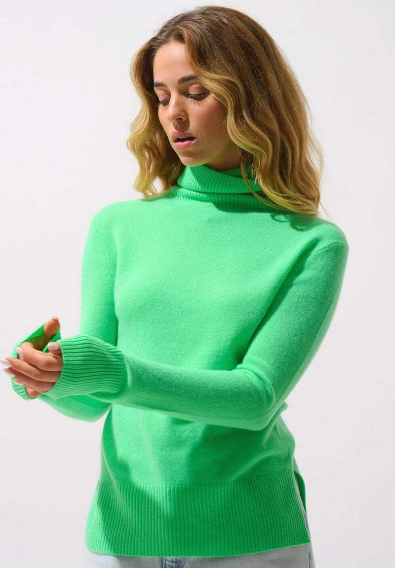 Authentic Cashmere FORNET zielony neon