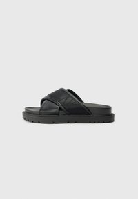 Pantofole Replay Modello Mimetico Nero, Taglia UK 11 / EU 45, Uomo, Nuove Senza Scatola