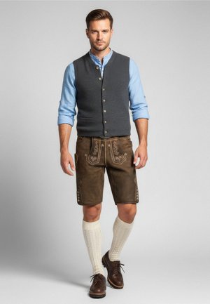 GEORG - Nahkahousut - bison -