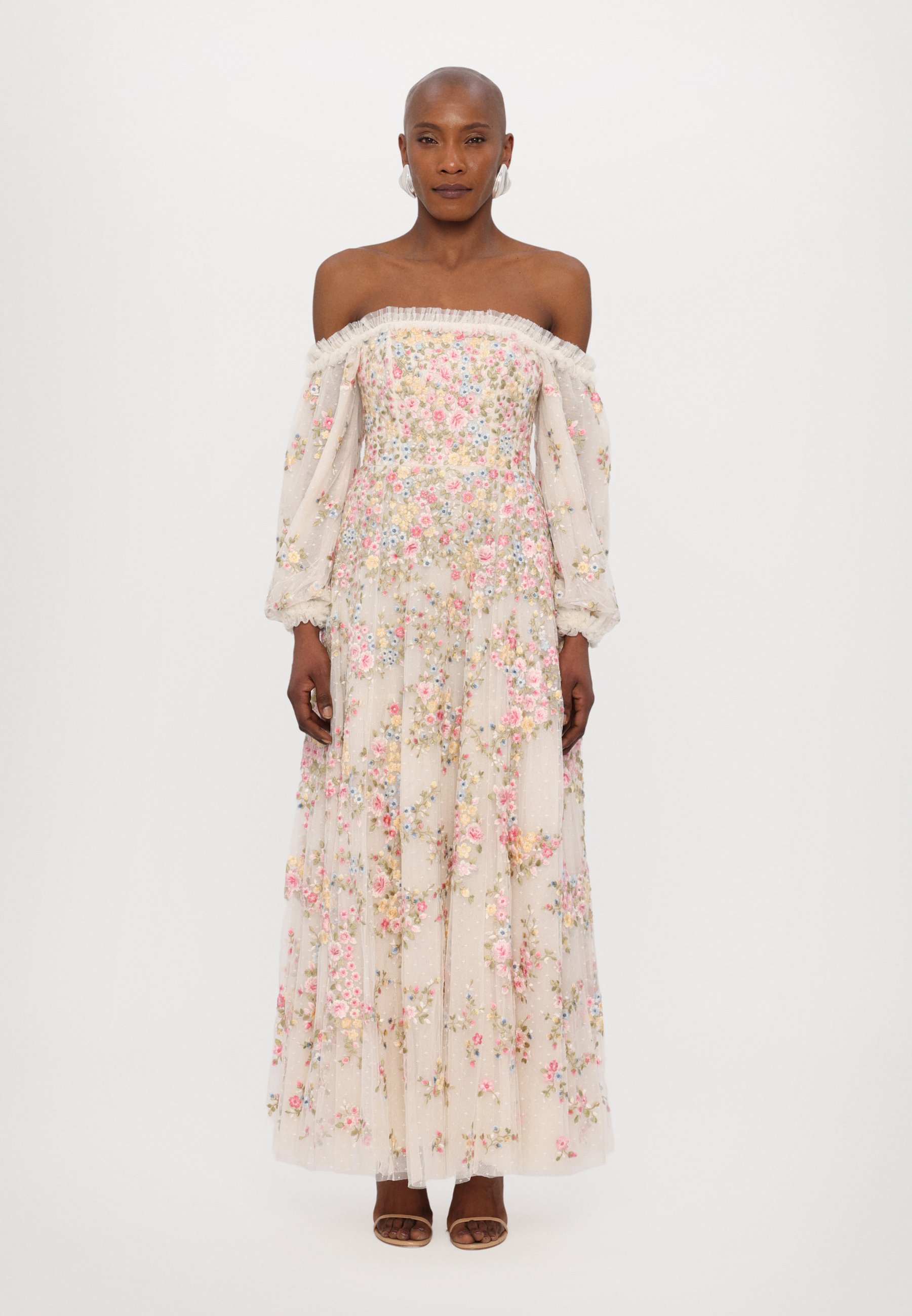 sachin and babi light blue dress Milly Dress Embroidered  Augustine