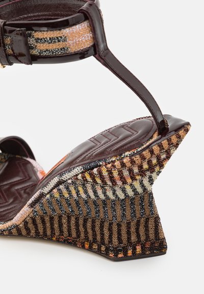 Missoni NINA - Sandale cu toc - brown