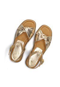 Unisa PLATTE - Sandalen - goud