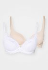ANGIE 2 PACK - Σουτιέν με ενίσχυση - white/beige