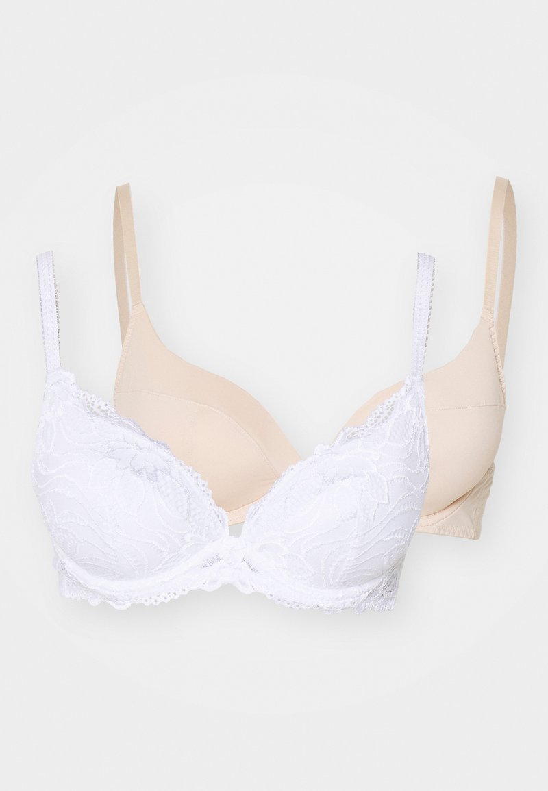 Soutien-gorge Blanc Balconnet Taille 90B - Neuf Avec étiquettes, Motif Papillon