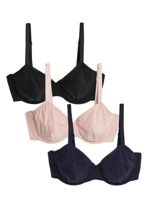 3-PACK NON PADDED FULL CUP - Reggiseno con ferretto - navy mix