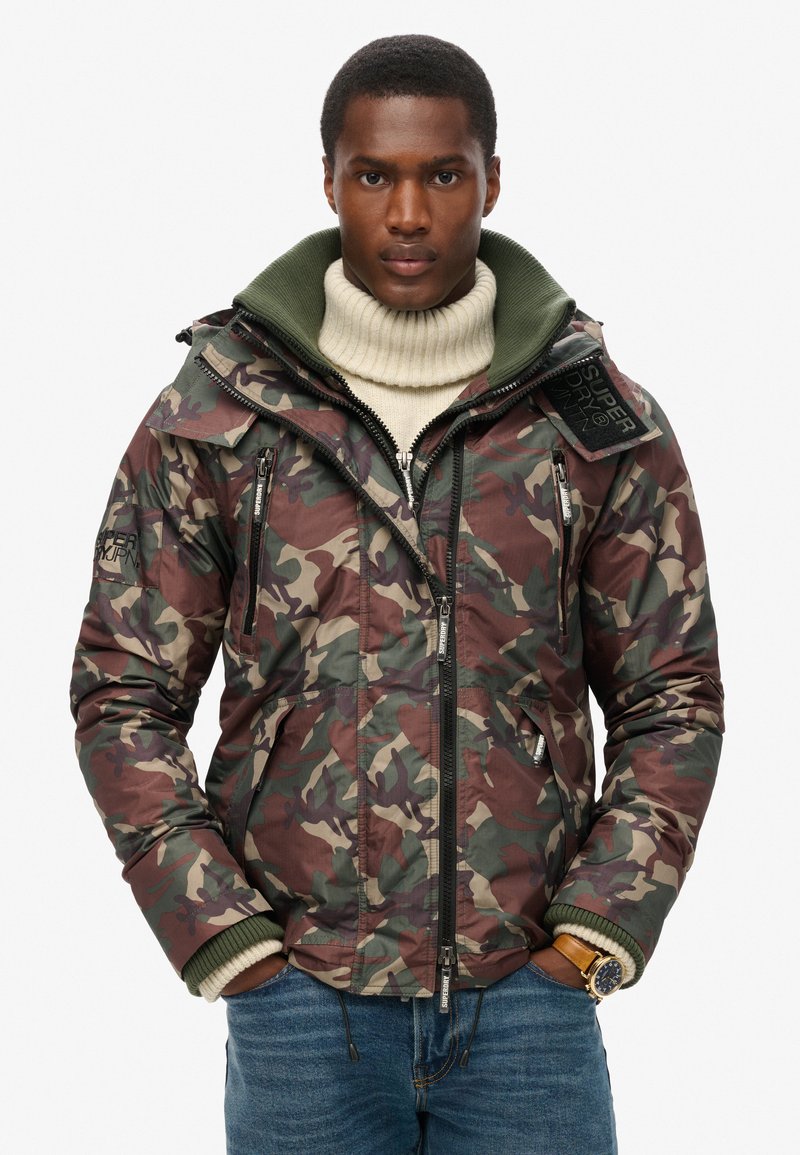 Superdry & Co Outdoorjas donkergroen Superdry & Co Outdoorjas donkergroen