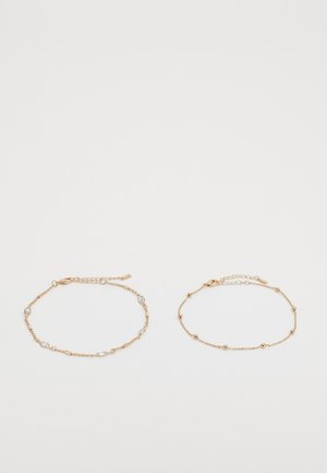 HALEDERAEN 2 PACK - Bracelet - gold-coloured/clear multi-coloured