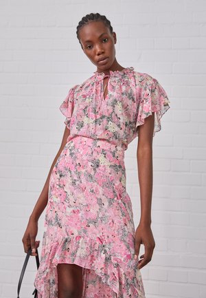 MANCHES COURTES LACEEN FLOWERS ROSE - Tunika - pink