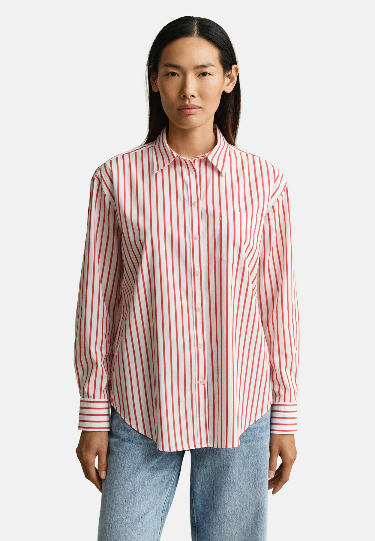 REL CLASSIC POPLIN STRIPED SHIRT