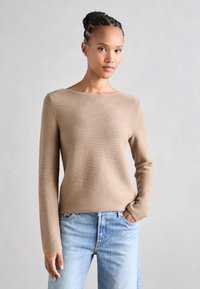 Marc O'Polo Strikkegenser - soft mocca