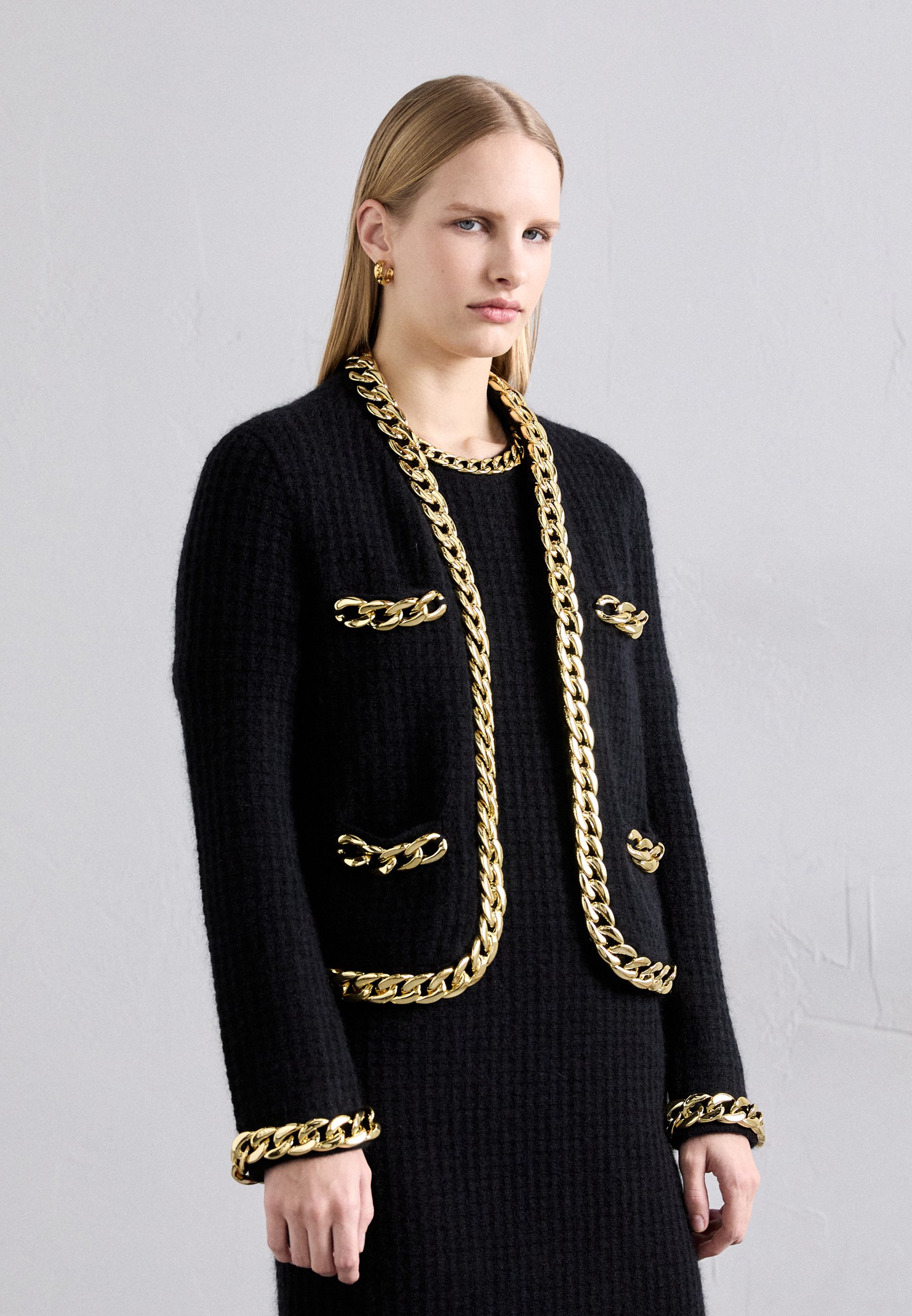 ジャケット TORY BURCH 'Kendra Chain' Blazer Black Tory Burch 'Kendra Chain' Blazer in Black | THE LIST