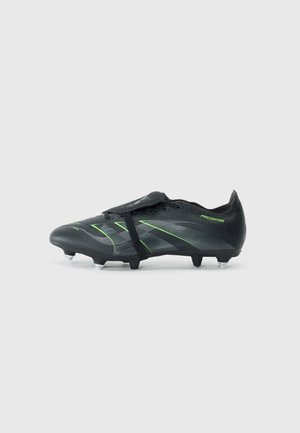 PREDATOR LEAGUE - Football boots soft ground - core black/carbon/lucid lemon