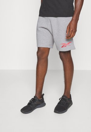 LOGO - Sport rövidnadrágok - medium grey heather