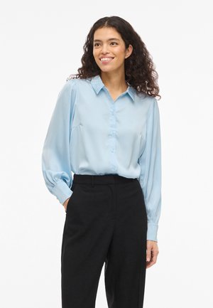 VILA, VIENNA RAVENNA L/S BALLOON SHIRT - NOOS - Skjortebluse - nantucket breeze