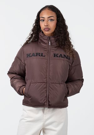 RETRO ESSENTIAL PUFFER  - Winter jacket - dark brown