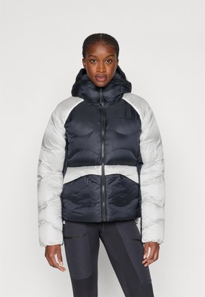 HELIUM DIAMOND FUSE HOOD - Daunenjacke - black/antarctica