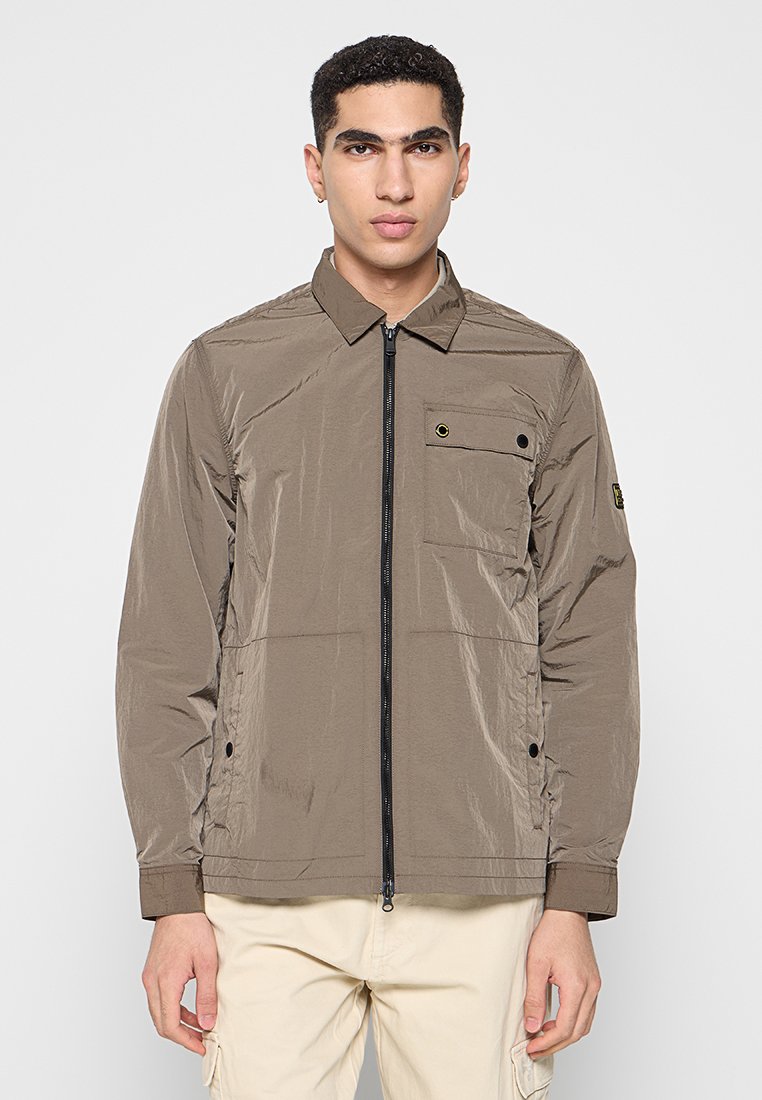 Barbour International Lichte jas taupe