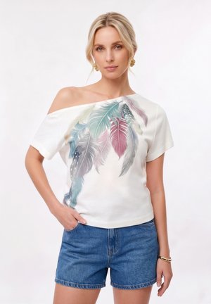 Anna Field T-shirt imprimé - white