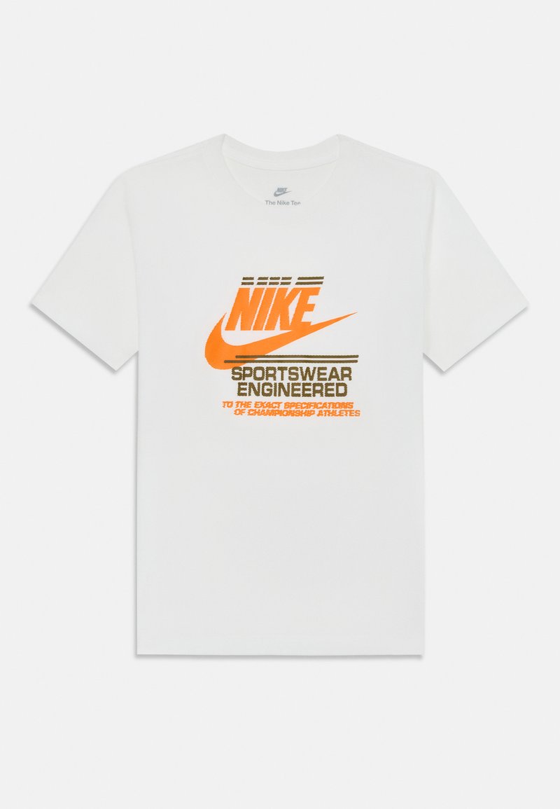 Nike Sportswear - TEE BRAND MARK FUTURA UNISEX - Marškinėliai su spaudiniu - white, Padidinti