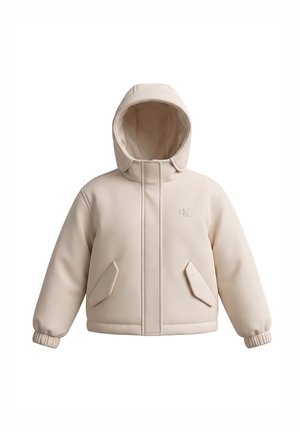 Calvin Klein, GIUBBOTTO BAMBINA - Giacca da mezza stagione - crema
