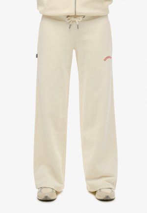 ESSENTIAL LOGO WIDE LEG JOGGERS - Jogginghose - desert bone off white