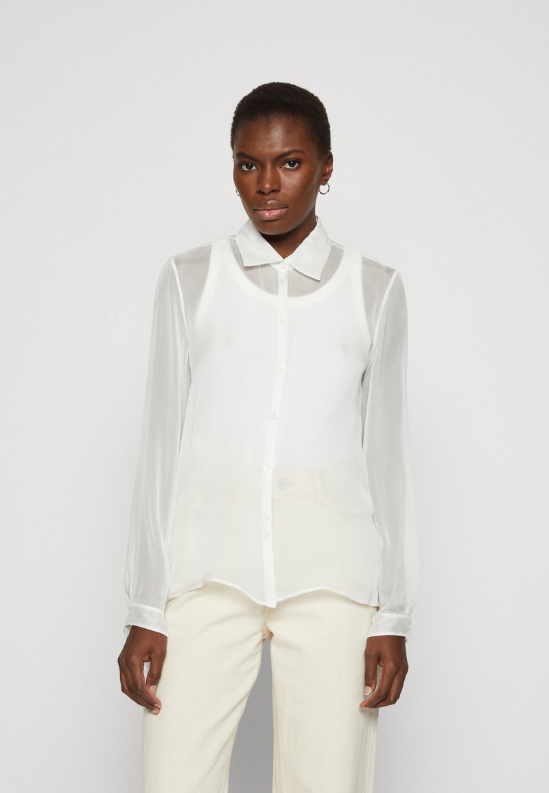 Camicia in popeline basic The Edit - Bianco - Donna