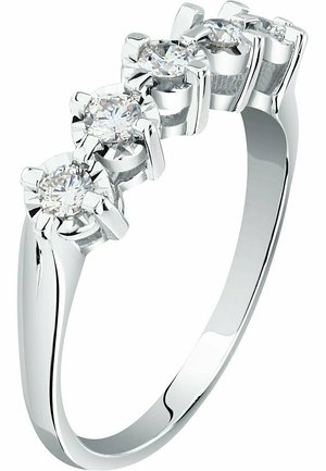 CHRIST Ring - weißgoldfarben