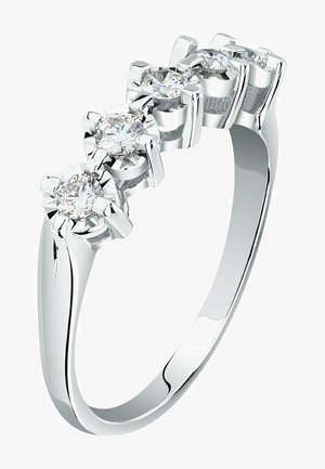 CHRIST Ring - weißgoldfarben