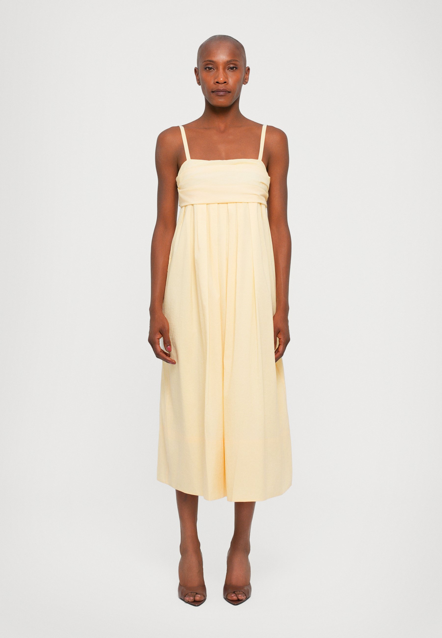 Proenza Schouler White Label CLAUDINE DRESS - Day dress - light  butter/yellow - Zalando
