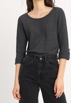 Pullover - mottled dark grey