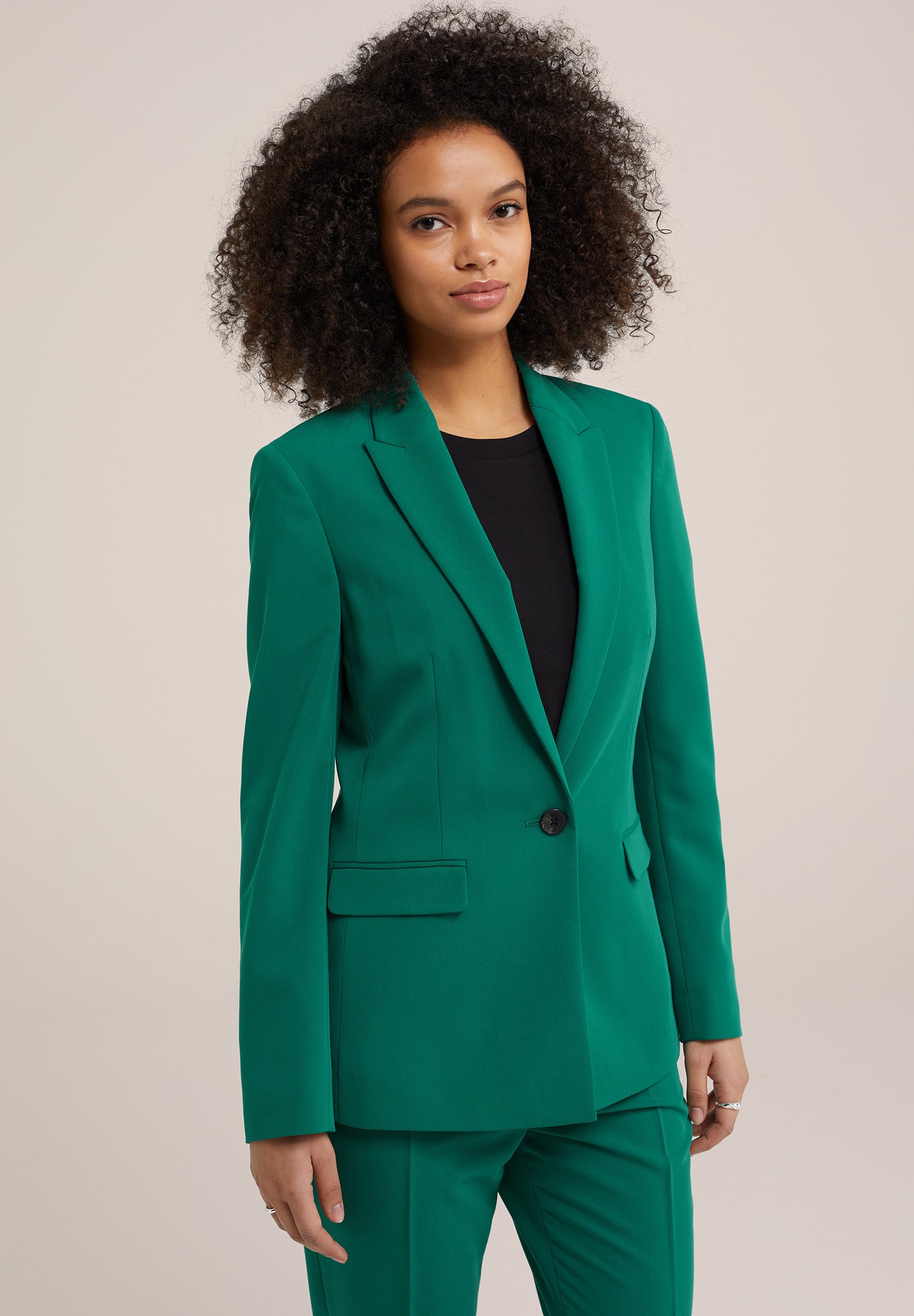 Only Blazer Femme Blanca Life 3/4 Ample Noir