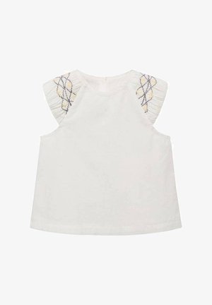 EMBROIDERED - Bluză - off-white