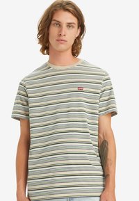 Levi's® - ORIGINAL TEE - T-Shirt basic - rings stripe feather grey Thumbnail-Bild 1