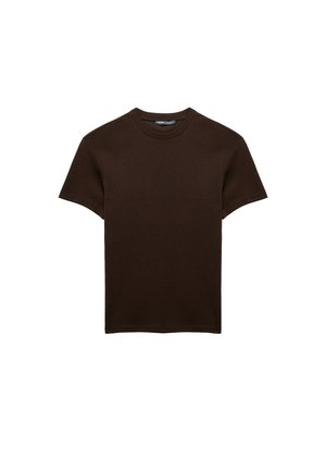 TIGHT FIT - T-Shirt basic - brown