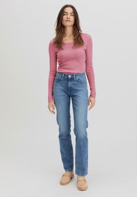 hessnatur SLIM - Langarmshirt - wildrose