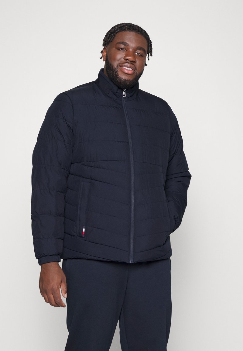 Tommy Hilfiger BRANDED STAND COLLAR JACKET Winter jacket desert sky