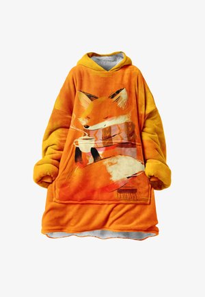 Mr. GUGU & Miss GO, Huggie Blanket COFFEE FOX - Dressing gown - orange