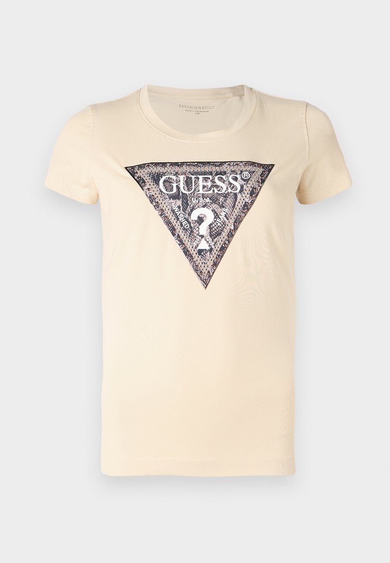 Guess T-shirt print beige
